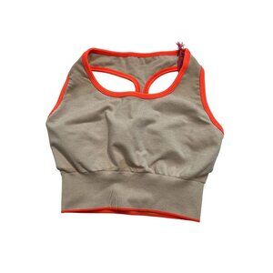 Hey Harper Light Support Sports Bra in Beige